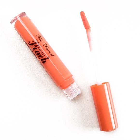 🍑Too Faced Sweet Peach Creamy Peach Oil Lip Gloss - Picture 2 of 5